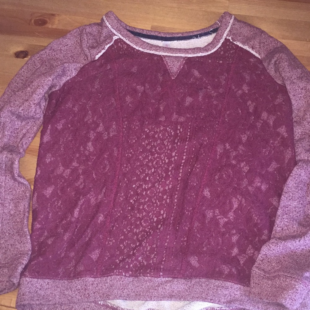 Lace sweater